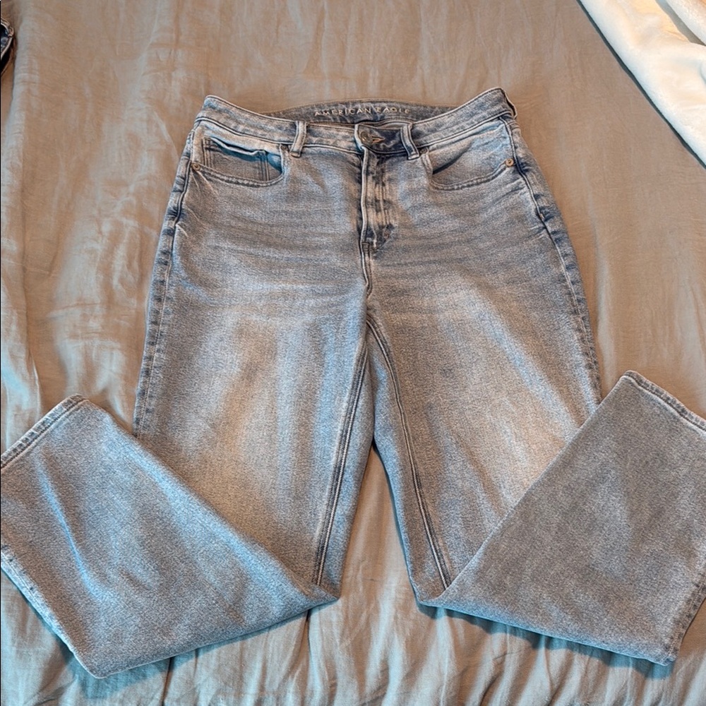 American Eagle Outfitters Blue Straight Leg Jeans